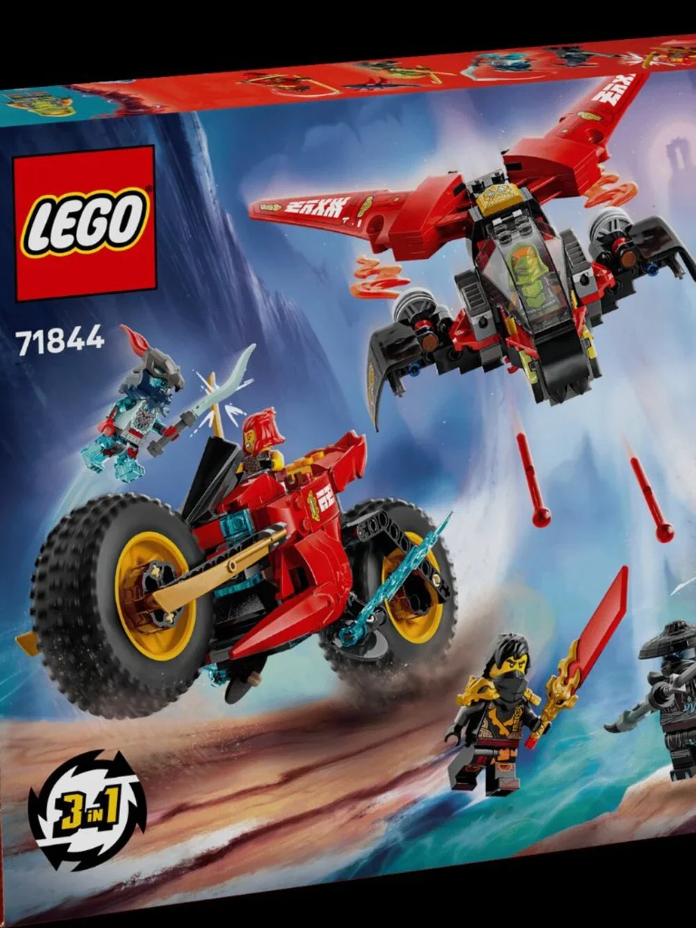 New & Sealed Lego NINJAGO Ninja Combat Vehicle 71844 - Retired & Collectible Set